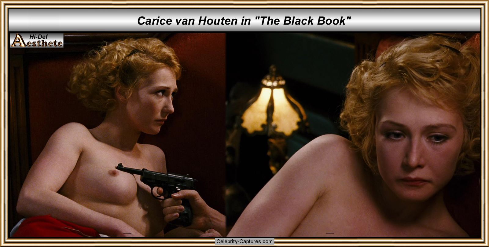 Carice Van Houten exposed her breasts and pussy scenes from The Black Book